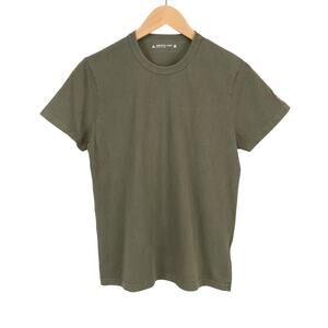 American Giant Women's Vintage Crew Tee Washed Olive Size Medium NWOT